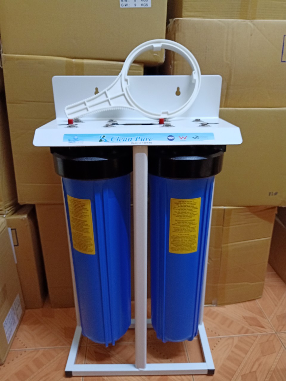 Bộ lọc nước sinh hoạt 2 cấp ly 20 inch BiG TaiWan